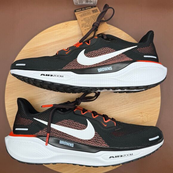 Nike Air Zoom Pegasus 41 Cleveland Browns Black-White-Orange Sz 10 NWT main image 5